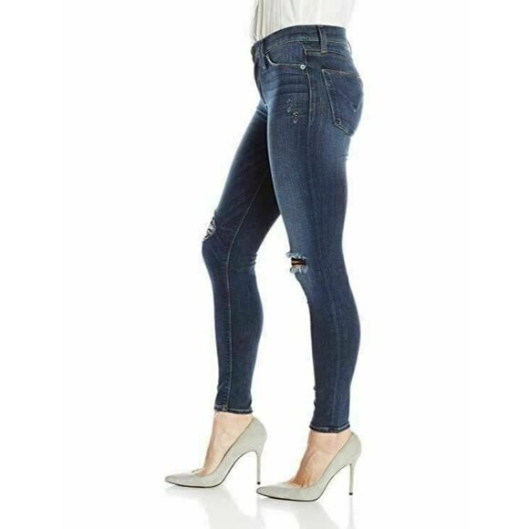 Hudson Nico Midrise Ankle Super Skinny Jeans 31 - Picture 2 of 4